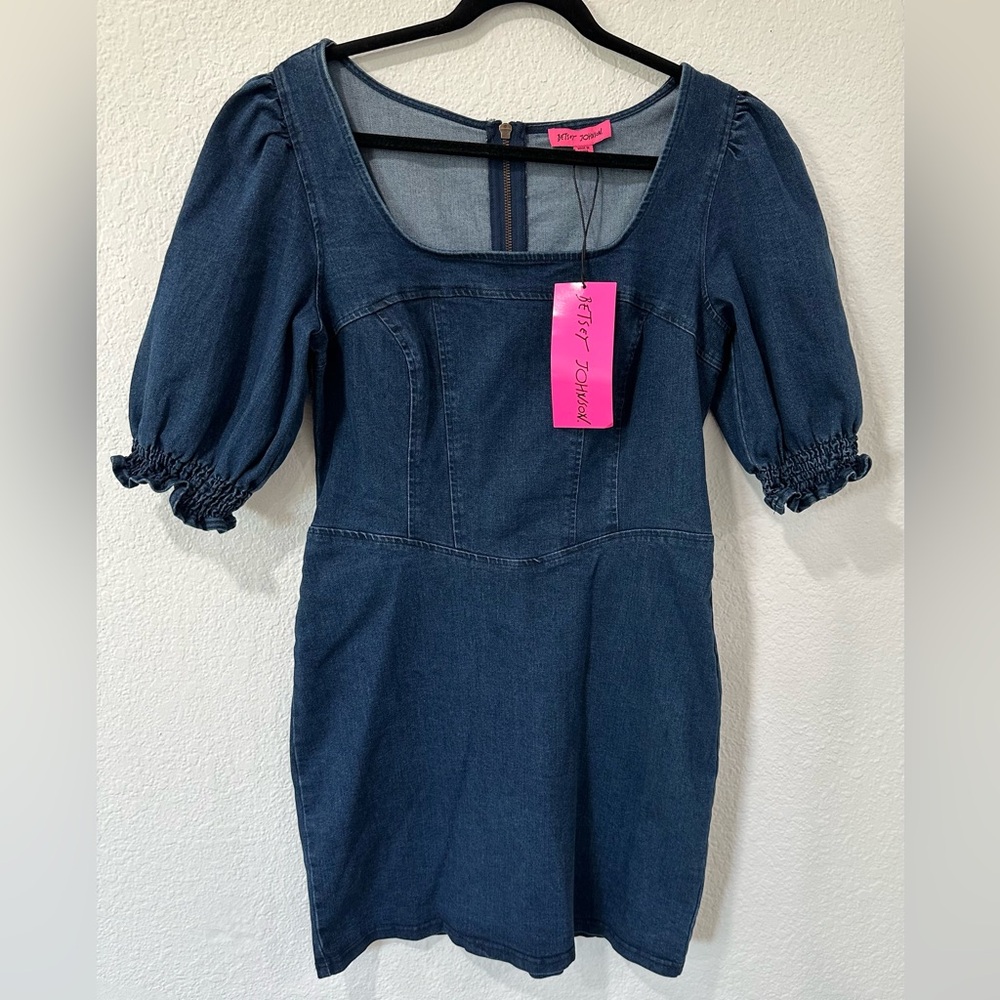 Betsy Johnson Denim Dress NWT
